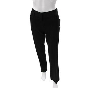 Amanda + Chelsea Women Black Striped Dress Pants Size 4
